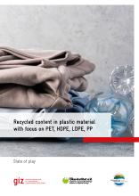 Recycled content in plastic material with focus on PET, HDPE, LDPE, PP